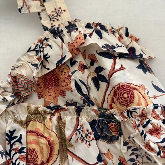 NWT Ulla Johnson Cleo Ruffled Floral Cotton Top Size 4 - Picture 11 of 15